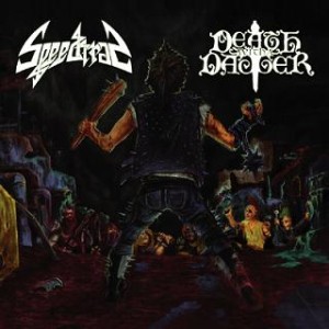 SPEEDTRAP / DEATH WITH A DAGGER - SPLIT (LP BLACK VINYL)