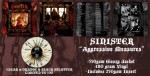 SINISTER - AGGRESSIVE MEASURES (LP CLEAR SPLATTER VINYL)